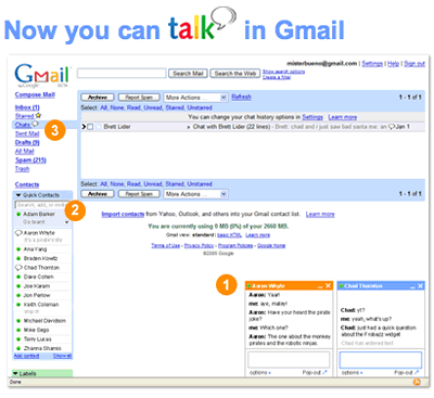 Talk in Gmail