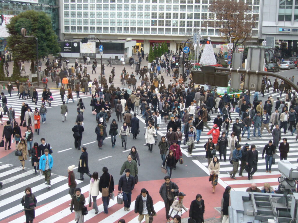 Shibuya Intersection Crossing