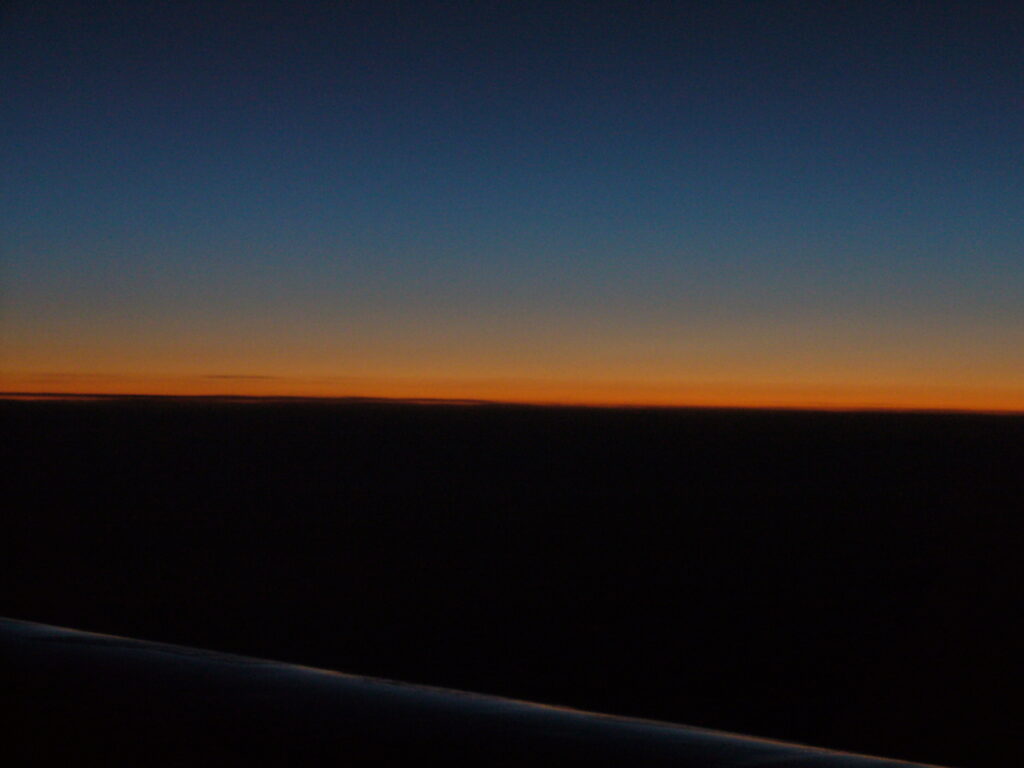 View From Plane Window / Back To Europe