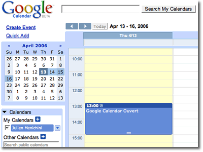 Google Calendrier